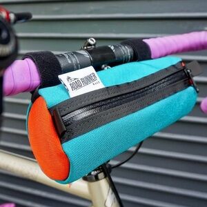 BNWT Roadrunner Burrito Handlebar Bag 1.3L Jaystone Teal Orange Cordura